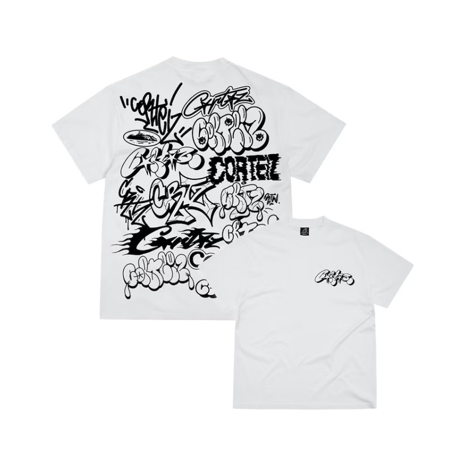 Corteiz Graffiti Tee - White