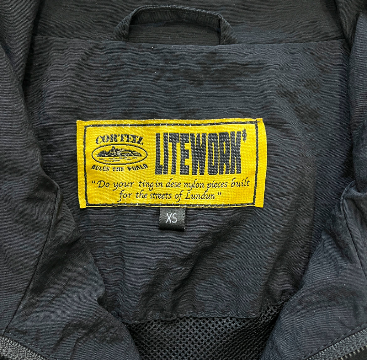 Corteiz Total Black ShukuShuku Jacket