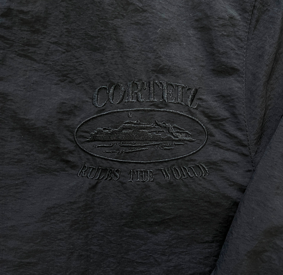 Corteiz Total Black ShukuShuku Jacket