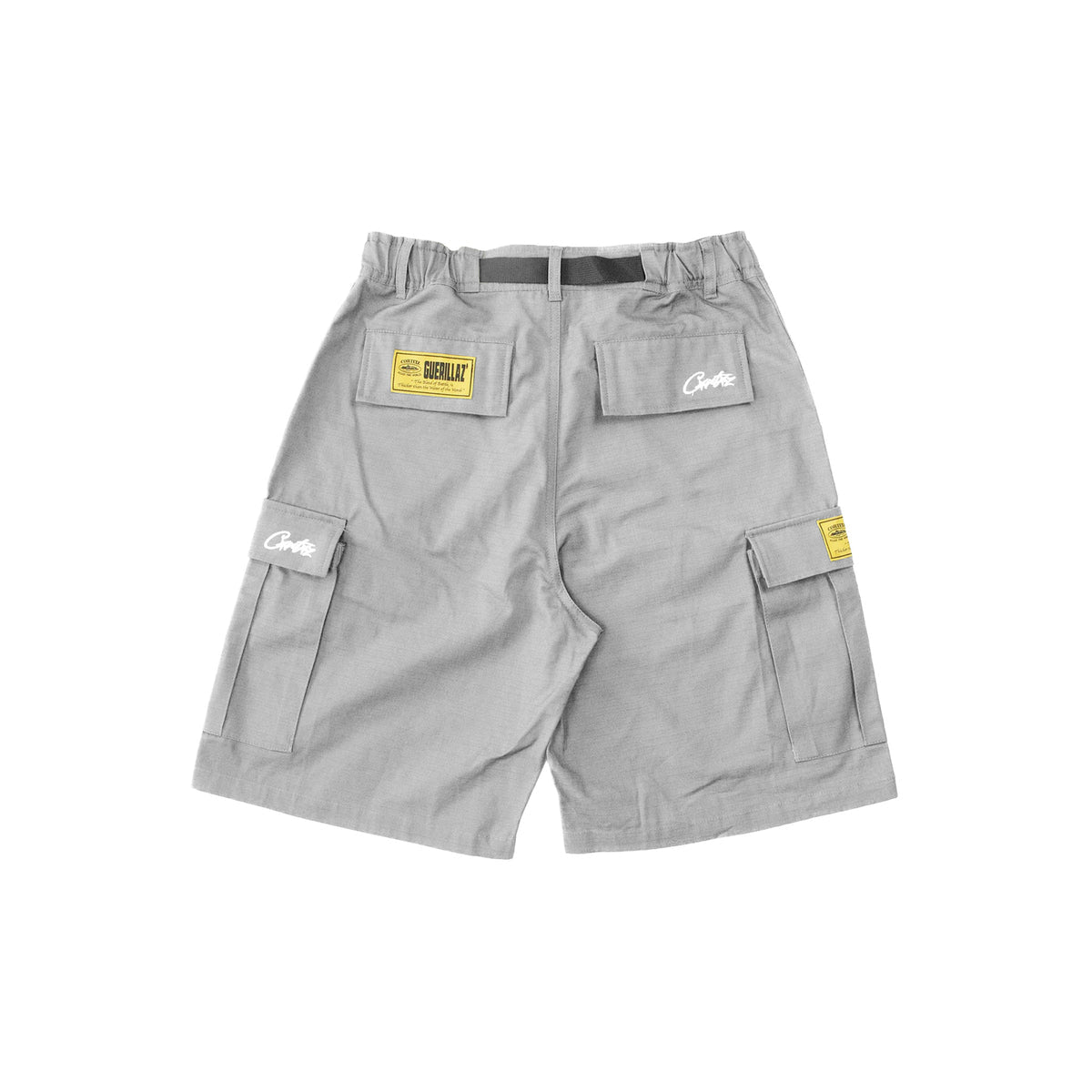 Corteiz Alcatraz Cargo Shorts – Grey