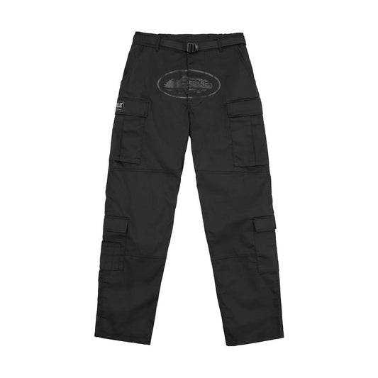 Corteiz Guerillaz Cargo Pants – Black