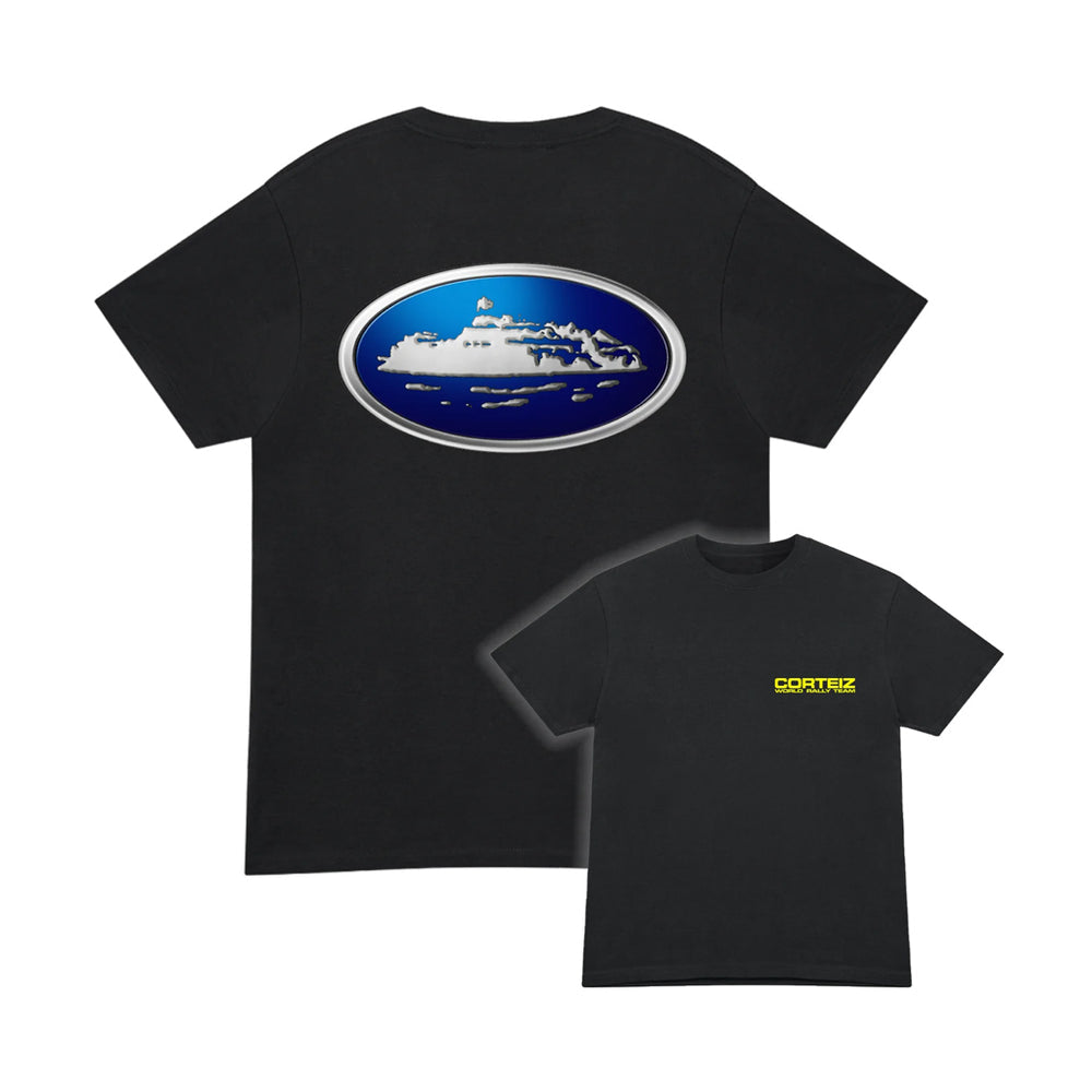 Corteiz World Rally Tee – Black