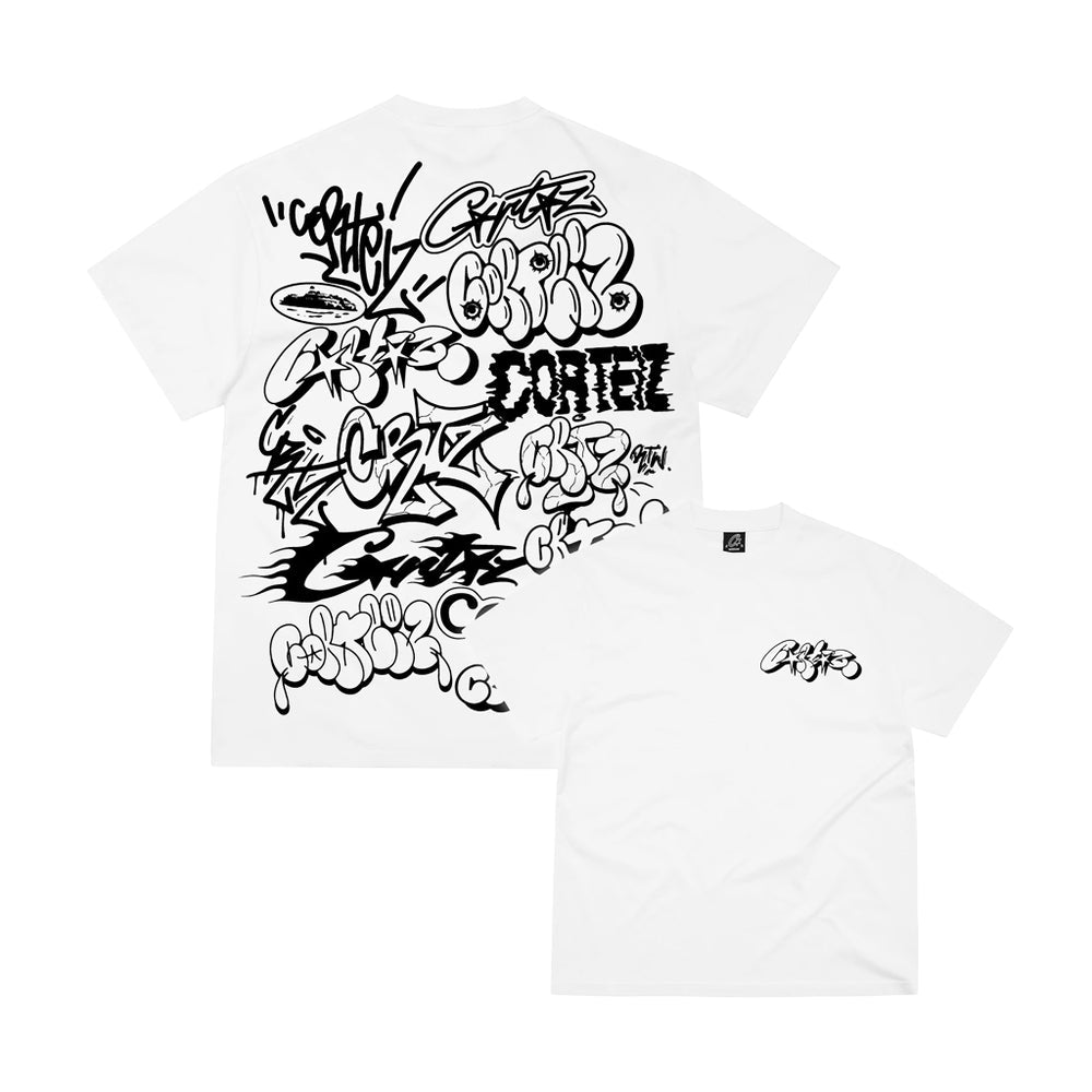 Corteiz Graffiti Tee – White