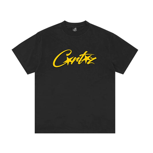 Corteiz OG Allstarz Tee – Black Yellow