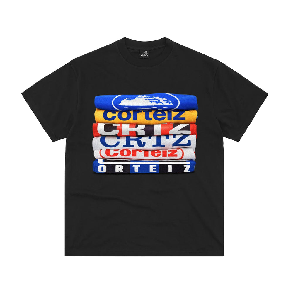 Corteiz T-Shirt Stack Tee – Black