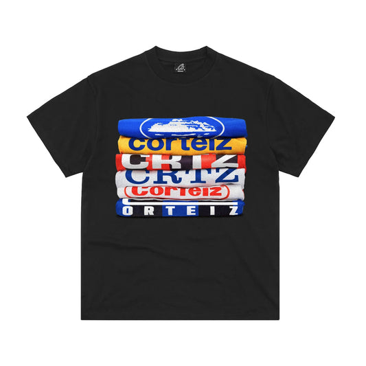 Corteiz T-Shirt Stack Tee – Black