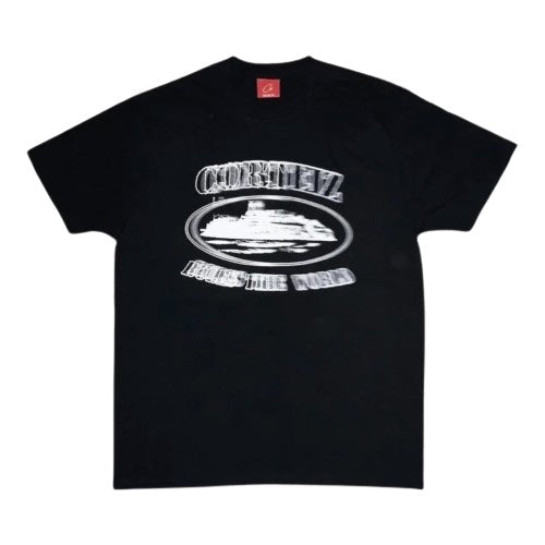 Corteiz Alcatraz Blur Tee - Black