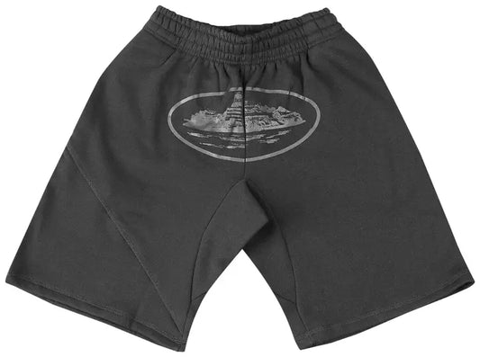 Corteiz Alcatraz Shorts - Black