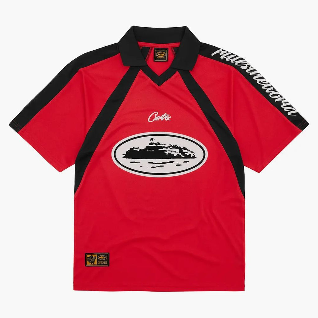 Corteiz Alcatraz Football Jersey - Red