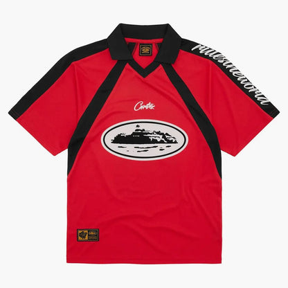 Corteiz Alcatraz Football Jersey - Red